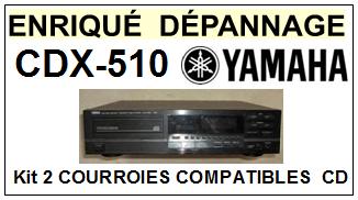 YAMAHA-CDX510U CDX-510/U-COURROIES-COMPATIBLES