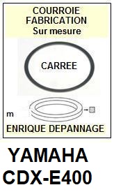 YAMAHA-CDXE400 CDX-E400-COURROIES-COMPATIBLES