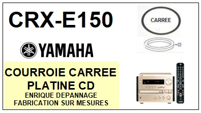 YAMAHA-CRXE150 CRX-E150-COURROIES-ET-KITS-COURROIES-COMPATIBLES