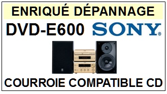 YAMAHA-DVDE600 DVD-E600-COURROIES-COMPATIBLES