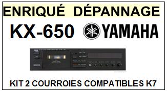 YAMAHA-KX650 KX-650-COURROIES-COMPATIBLES
