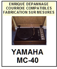 YAMAHA-MC40 MC-40-COURROIES-COMPATIBLES