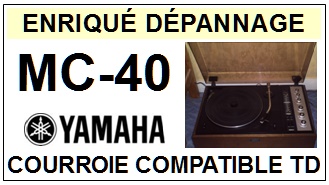 YAMAHA-MC40 MC-40-COURROIES-COMPATIBLES