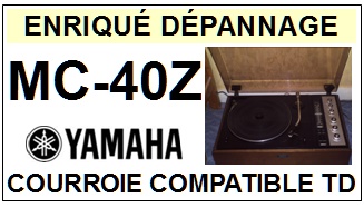 YAMAHA-MC40Z MC-40Z-COURROIES-COMPATIBLES