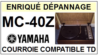 YAMAHA-MC40Z MC-40Z-COURROIES-ET-KITS-COURROIES-COMPATIBLES