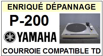 YAMAHA-P200 P-200-COURROIES-ET-KITS-COURROIES-COMPATIBLES