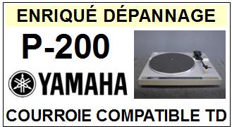 YAMAHA-P200 P-200-COURROIES-COMPATIBLES