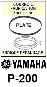YAMAHA-P200 P-200-COURROIES-COMPATIBLES