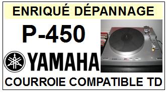 YAMAHA-P450 P-450-COURROIES-COMPATIBLES