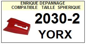 YORX-2030 2-POINTES-DE-LECTURE-DIAMANTS-SAPHIRS-COMPATIBLES