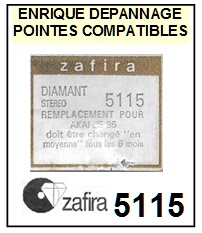 ZAFIRA-5115 (AKAI RS85 APN1)-POINTES-DE-LECTURE-DIAMANTS-SAPHIRS-COMPATIBLES