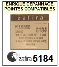 ZAFIRA-5184 (ANDIO TECHNICA ATN3401)-POINTES-DE-LECTURE-DIAMANTS-SAPHIRS-COMPATIBLES