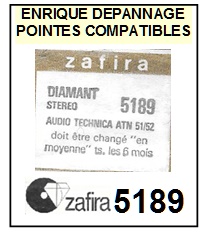 ZAFIRA-5189 (ANDIO TECHNICA ATN51 ATN52)-POINTES-DE-LECTURE-DIAMANTS-SAPHIRS-COMPATIBLES