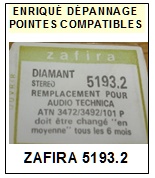 ZAFIRA-5193.2 (AUDIO TECHNICA ATN3472 ATN3492 A-POINTES-DE-LECTURE-DIAMANTS-SAPHIRS-COMPATIBLES