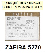 ZAFIRA-5270 (CONTINENTAL EDISON ATN71)-POINTES-DE-LECTURE-DIAMANTS-SAPHIRS-COMPATIBLES