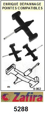 ZAFIRA-5288 (CROWN PIEZO)-POINTES-DE-LECTURE-DIAMANTS-SAPHIRS-COMPATIBLES