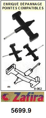 ZAFIRA-5699.9 (FISHER STG5-POINTES-DE-LECTURE-DIAMANTS-SAPHIRS-COMPATIBLES