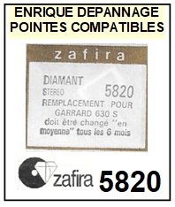 ZAFIRA-5820 (GARRARD 630S)-POINTES-DE-LECTURE-DIAMANTS-SAPHIRS-COMPATIBLES