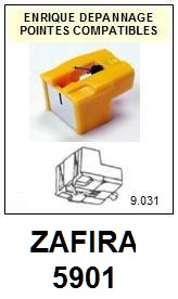 ZAFIRA-5901 (ITT ATN70)-POINTES-DE-LECTURE-DIAMANTS-SAPHIRS-COMPATIBLES