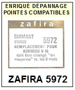 ZAFIRA-5972 (KENWOOD N45)-POINTES-DE-LECTURE-DIAMANTS-SAPHIRS-COMPATIBLES
