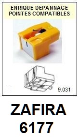 ZAFIRA-6177 (MITSUBISHI 3D-42M 3D-45M)-POINTES-DE-LECTURE-DIAMANTS-SAPHIRS-COMPATIBLES