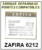 ZAFIRA-6212 (NATIONAL EPS30STSD-POINTES-DE-LECTURE-DIAMANTS-SAPHIRS-COMPATIBLES