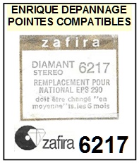 ZAFIRA-6217 (NATIONAL EPS290)-POINTES-DE-LECTURE-DIAMANTS-SAPHIRS-COMPATIBLES