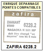 ZAFIRA-6228.2 (NAGAOKA N501MP)-POINTES-DE-LECTURE-DIAMANTS-SAPHIRS-COMPATIBLES