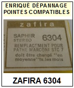 ZAFIRA-6304 (PATHE MARCONI STC7)-POINTES-DE-LECTURE-DIAMANTS-SAPHIRS-COMPATIBLES