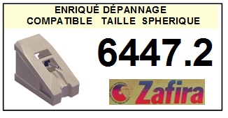 ZAFIRA-6447.2 (PIONEER PN290)-POINTES-DE-LECTURE-DIAMANTS-SAPHIRS-COMPATIBLES