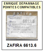 ZAFIRA-6613.6 (SHARP STY155)-POINTES-DE-LECTURE-DIAMANTS-SAPHIRS-COMPATIBLES