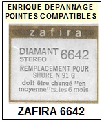 ZAFIRA-6642 (SHURE N91G)-POINTES-DE-LECTURE-DIAMANTS-SAPHIRS-COMPATIBLES