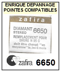 ZAFIRA-6650 (SHURE N95G)-POINTES-DE-LECTURE-DIAMANTS-SAPHIRS-COMPATIBLES