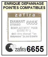ZAFIRA-6655 (SHURE KF1)-POINTES-DE-LECTURE-DIAMANTS-SAPHIRS-COMPATIBLES