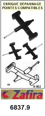 ZAFIRA-6837.9 (TENSAI MC390-POINTES-DE-LECTURE-DIAMANTS-SAPHIRS-COMPATIBLES