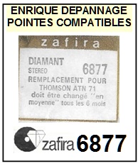ZAFIRA-6877 (THOMSON ATN71)-POINTES-DE-LECTURE-DIAMANTS-SAPHIRS-COMPATIBLES