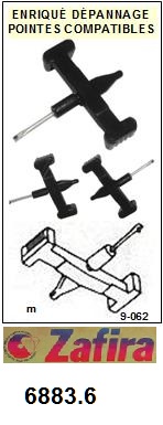 ZAFIRA-6883.6 (TOSHIBA N40C)-POINTES-DE-LECTURE-DIAMANTS-SAPHIRS-COMPATIBLES