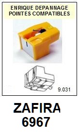 ZAFIRA-6967 (WEGA ATN70)-POINTES-DE-LECTURE-DIAMANTS-SAPHIRS-COMPATIBLES